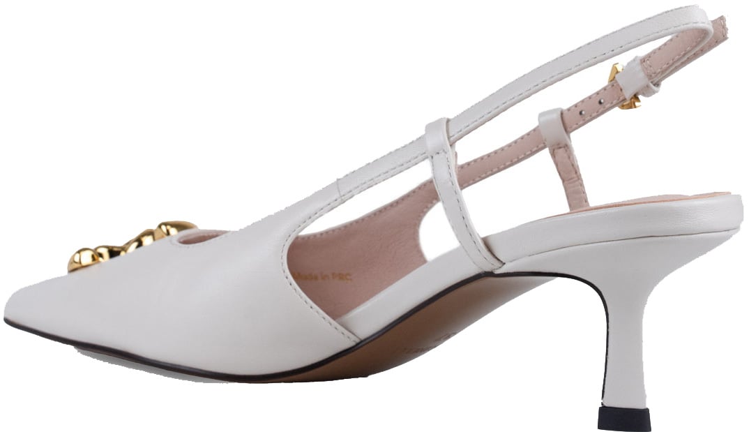 Coccinelle With Heel Blanco Wit