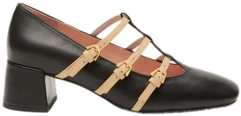 Coccinelle With Heel Black Zwart