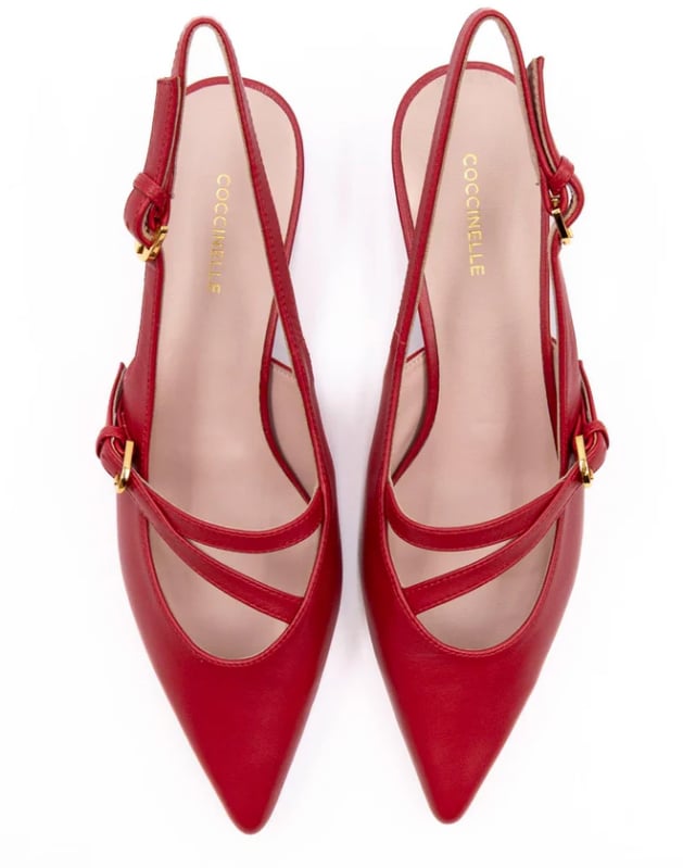 Coccinelle With Heel Red Rood