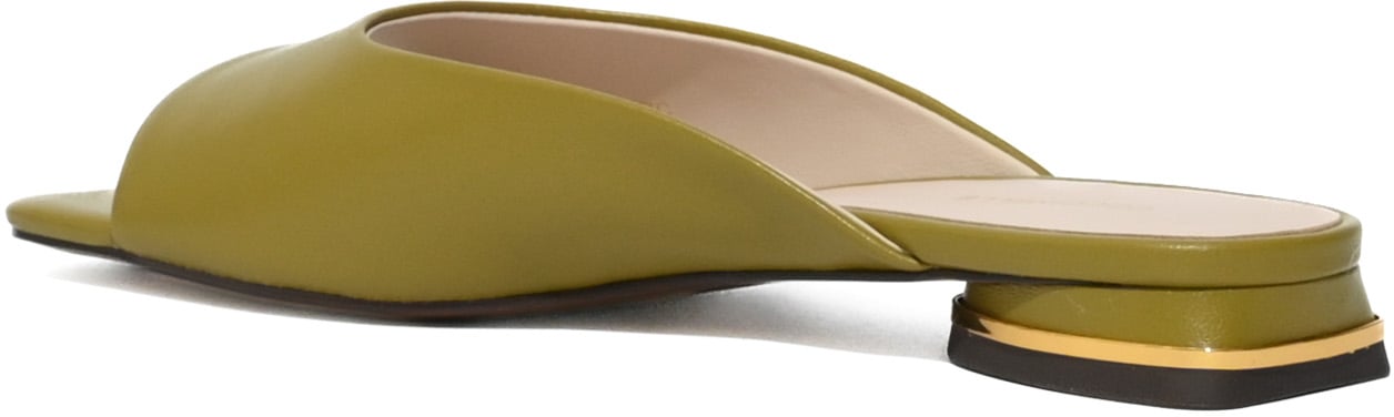 Coccinelle Flat Shoes Seagrass Donkergroen