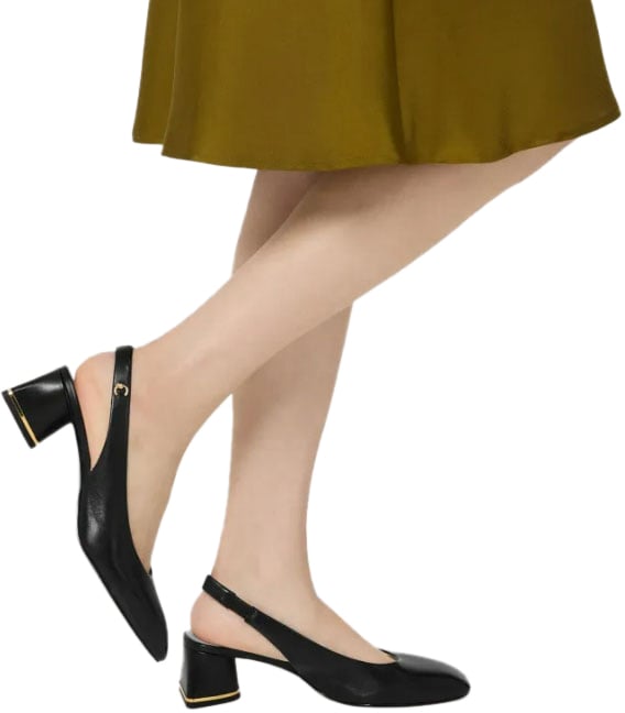 Coccinelle With Heel Black Zwart