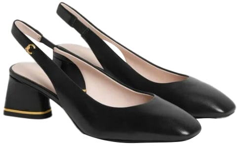 Coccinelle With Heel Black Zwart