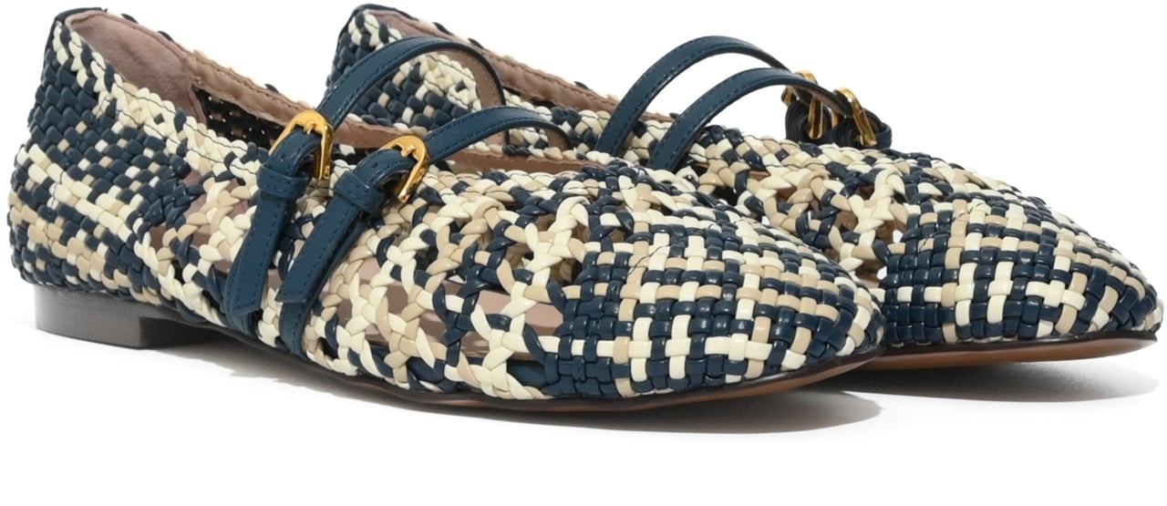Coccinelle Flat Shoes Multi Deep Blue Divers