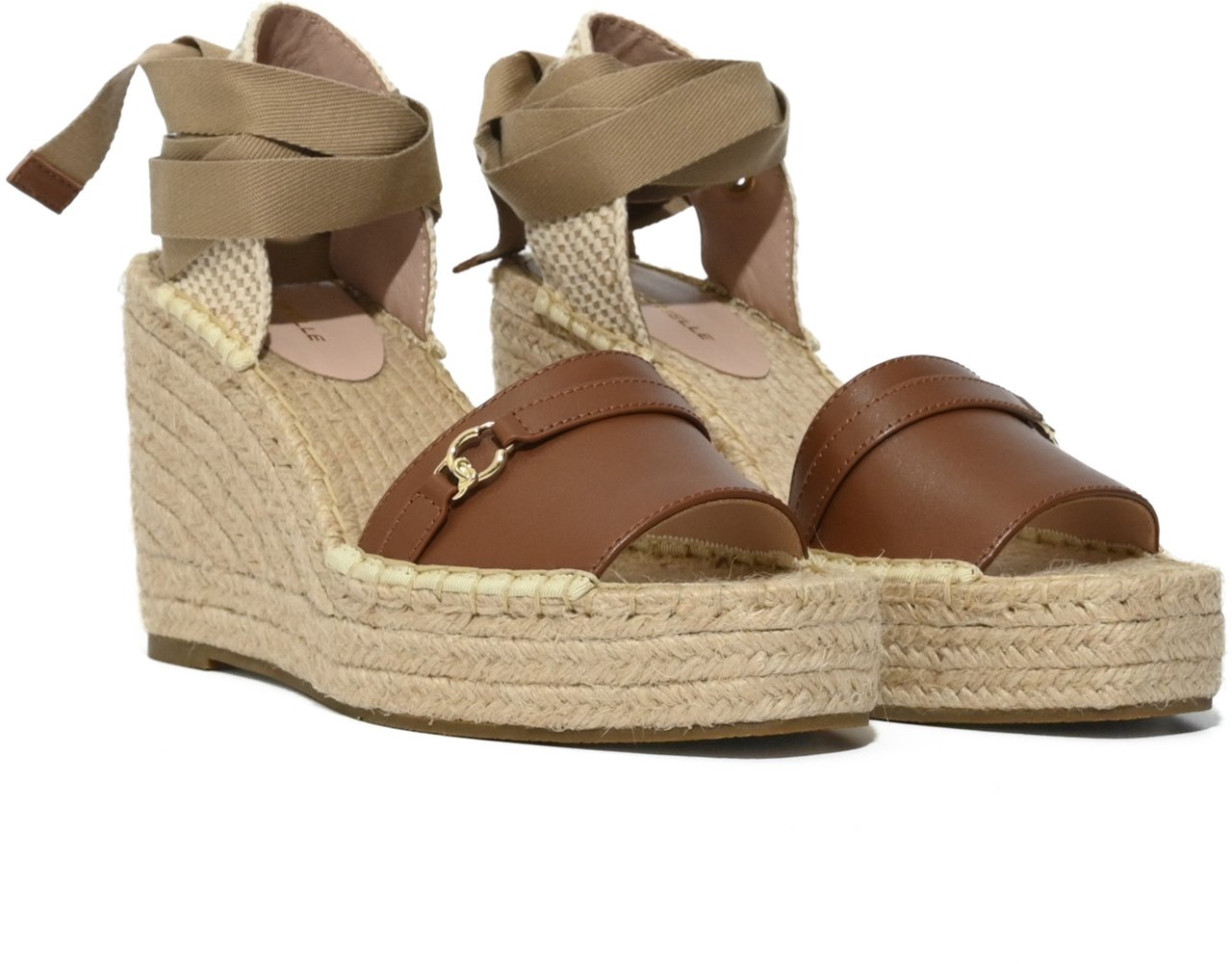 Coccinelle Sandals Cognac Beige