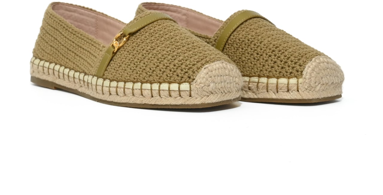 Coccinelle Flat Shoes Seagras/Seagras Taupe