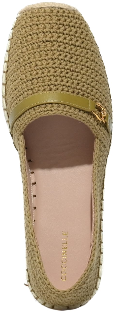 Coccinelle Flat Shoes Seagras/Seagras Taupe
