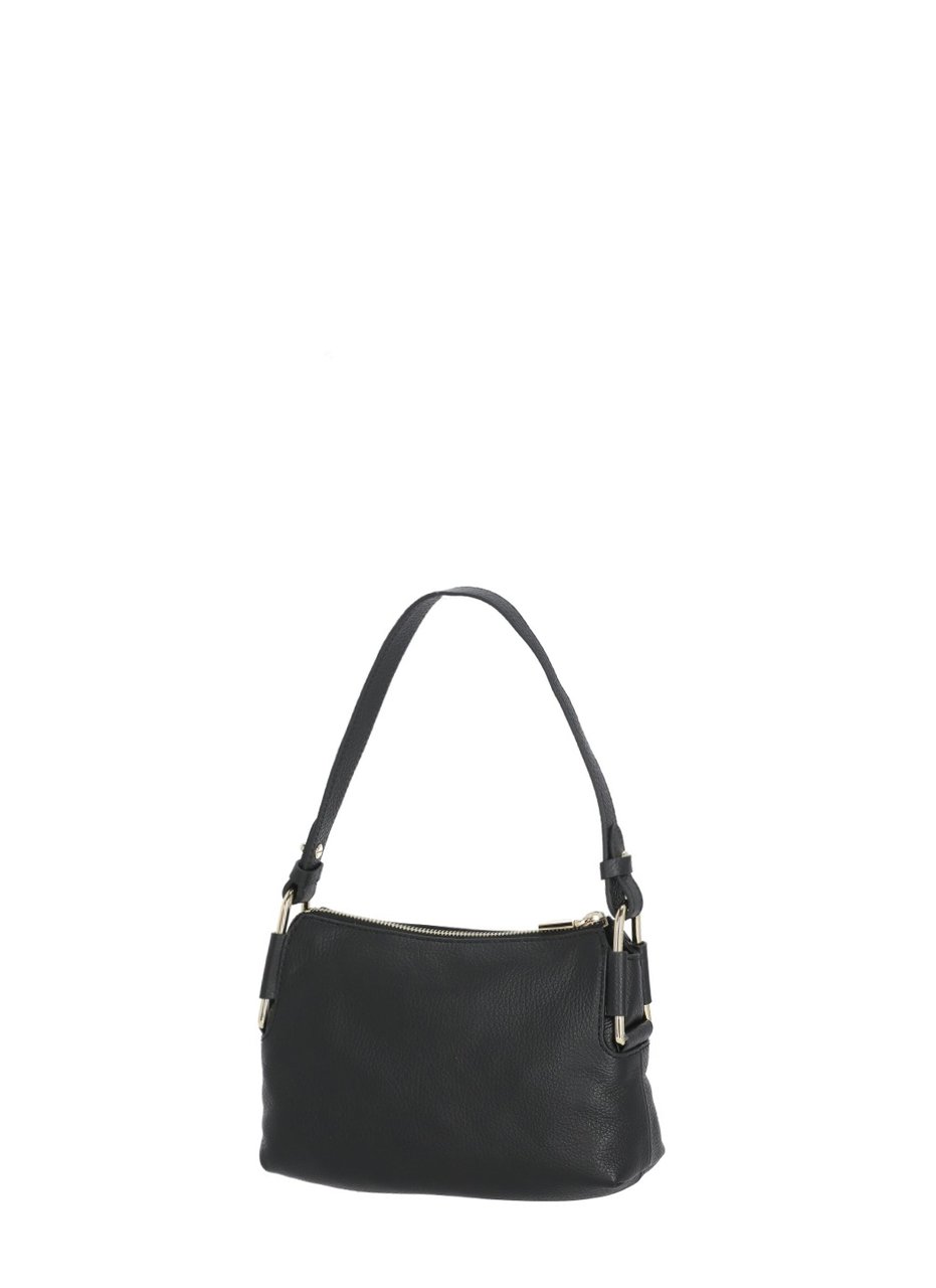 Coccinelle Rebekka Mini Bag With Gold Logo And Removable Strap Grijs