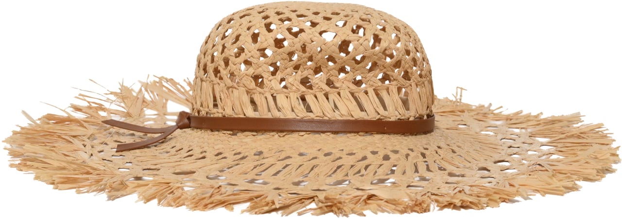 Coccinelle Hats Natural/Cognac Beige
