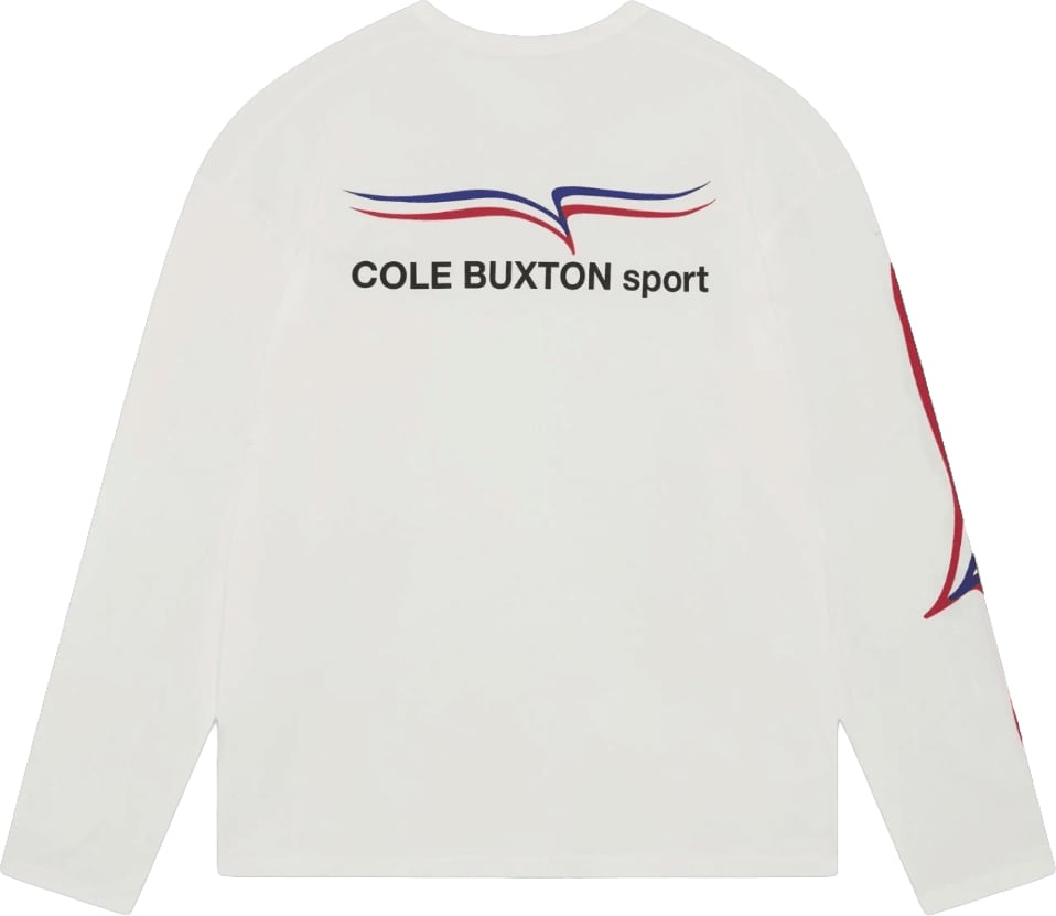 COLE BUXTON SPORT LONG SLEEVE T-SHIRT Wit