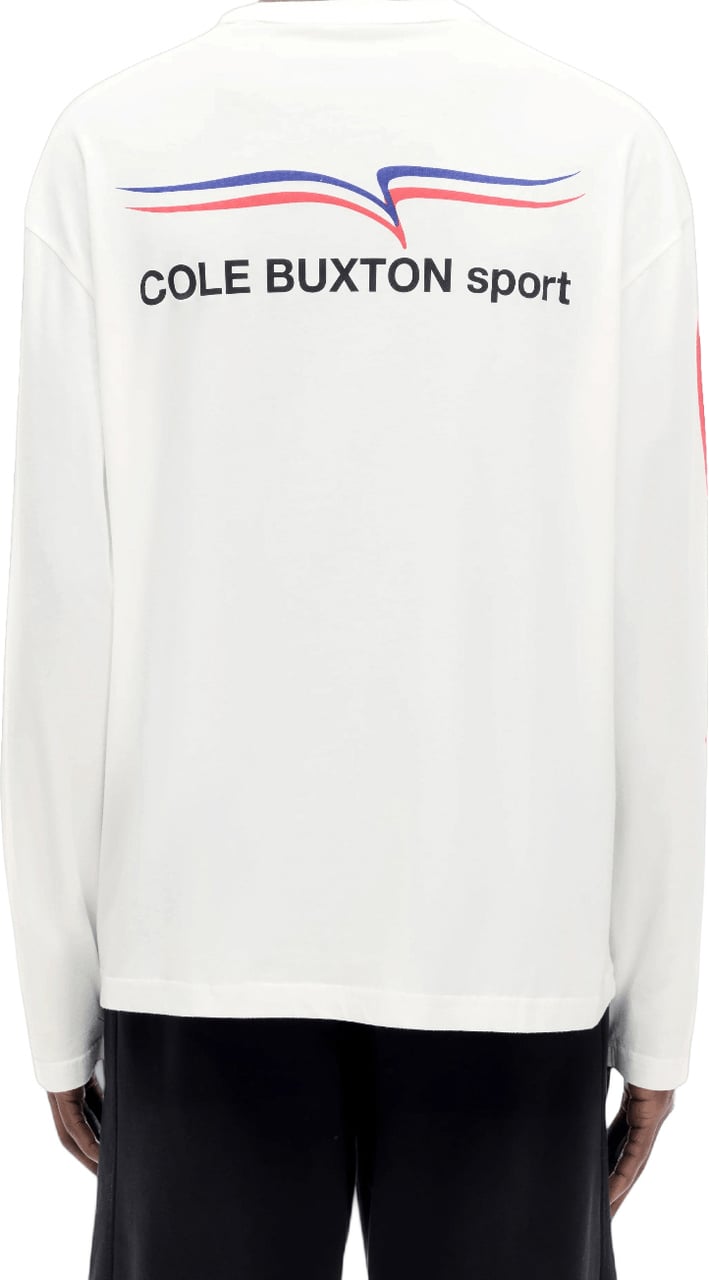 COLE BUXTON SPORT LONG SLEEVE T-SHIRT Wit