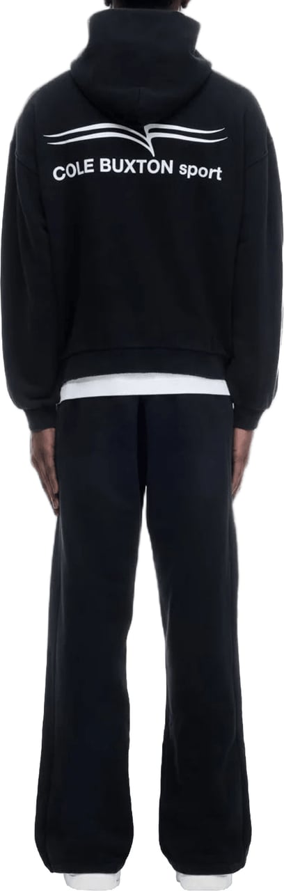 COLE BUXTON SPORT ZIP THROUGH HOODIE Zwart
