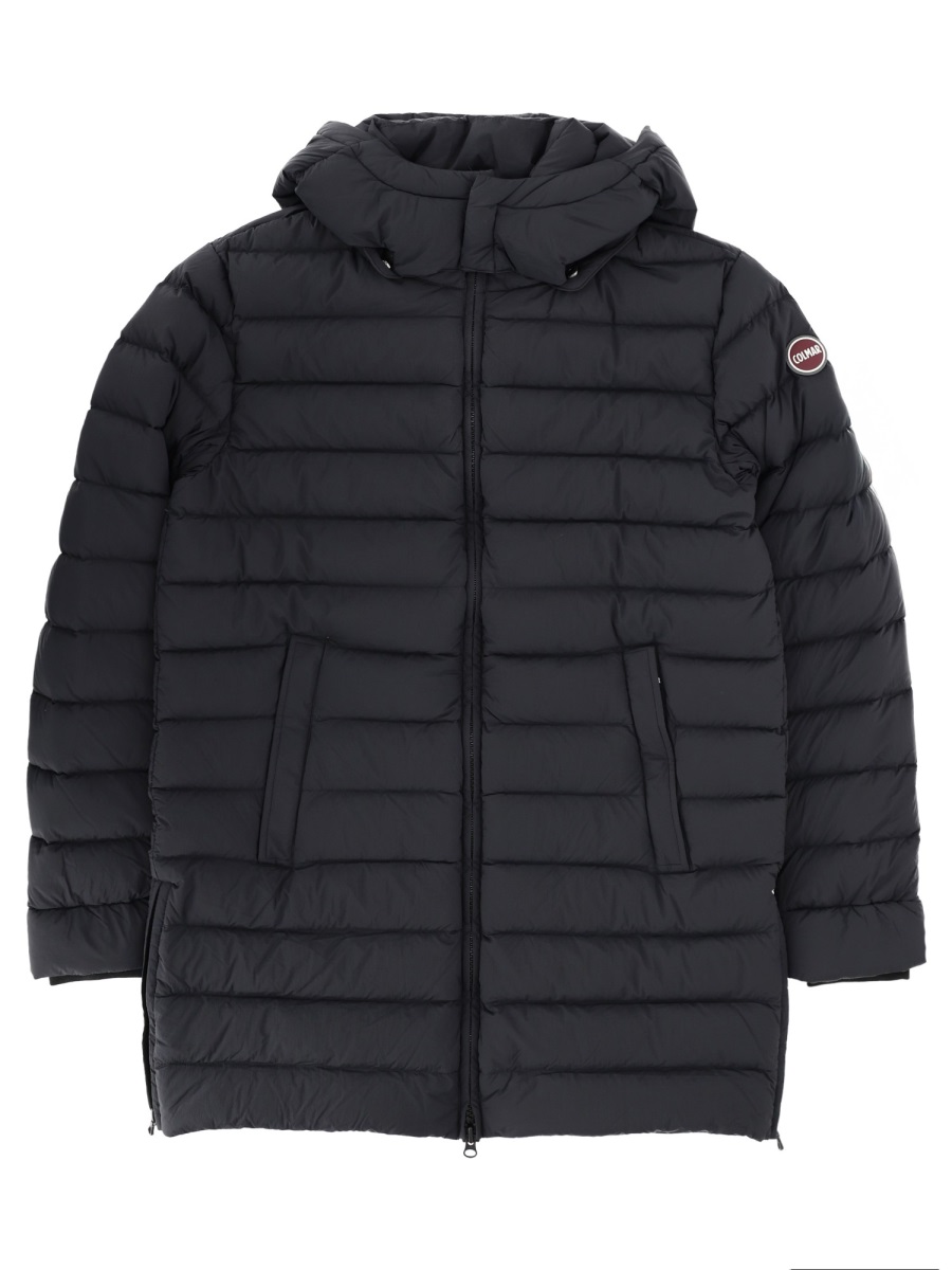 Colmar Originals Water-Repellent Horizontal Quilted Down Jacket Zwart