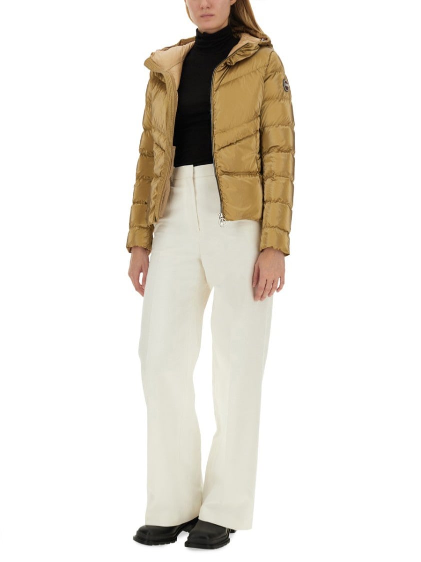 Colmar Originals Fitted Down Jacket With Hood Neutraal