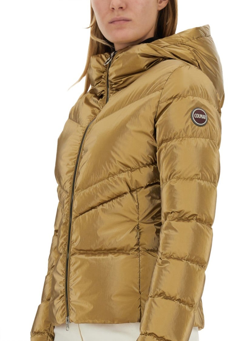 Colmar Originals Fitted Down Jacket With Hood Neutraal