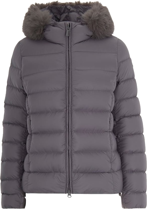 Colmar Originals Dove Gray Hooded Down Jacket Grijs
