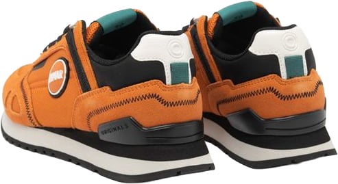 Colmar Originals Colmar Orange Leather Athletic Sneakers Oranje