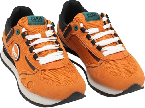Colmar Originals Colmar Orange Leather Athletic Sneakers Oranje