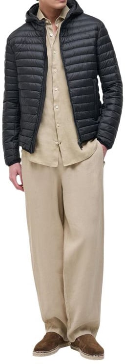 Colmar Originals Black Polyamide Full-Length Jacket Zwart
