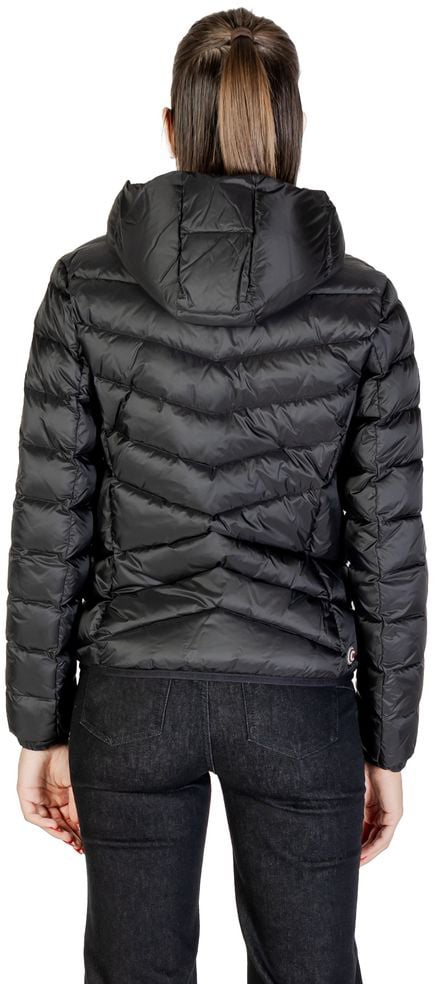Colmar Originals Black Polyamide Full-Length Jacket Zwart