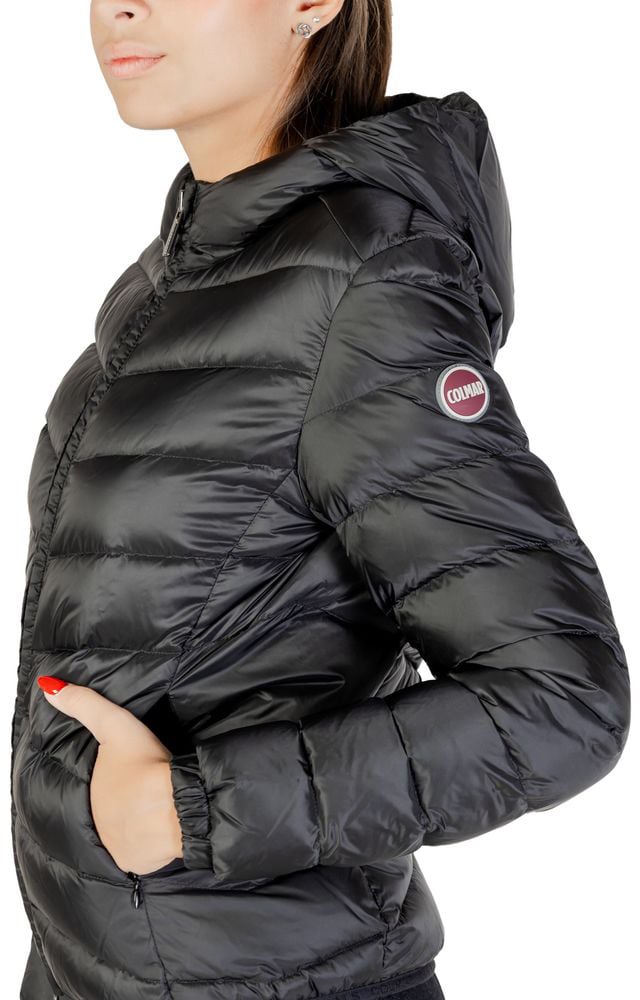Colmar Originals Black Polyamide Full-Length Jacket Zwart