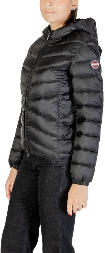 Colmar Originals Black Polyamide Full-Length Jacket Zwart