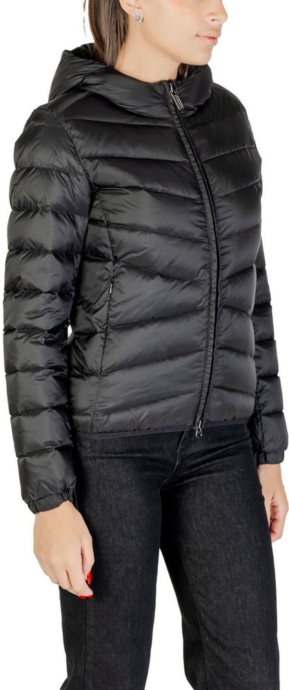 Colmar Originals Black Polyamide Full-Length Jacket Zwart