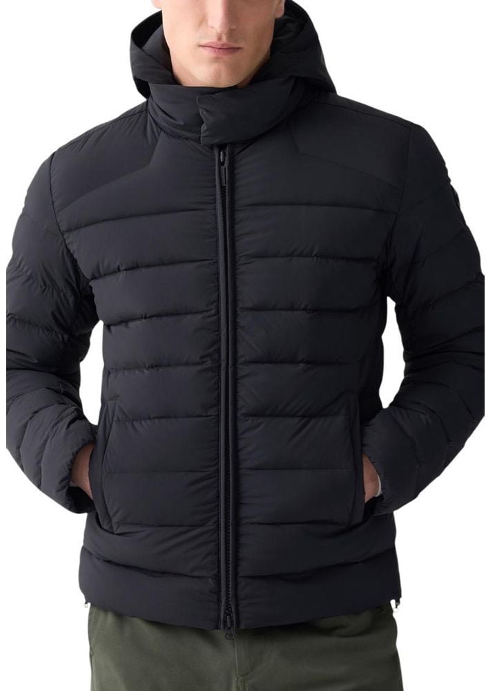 Colmar Originals Black Polyamide Coat Zwart