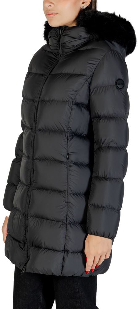 Colmar Originals Black Polyester Coat Zwart