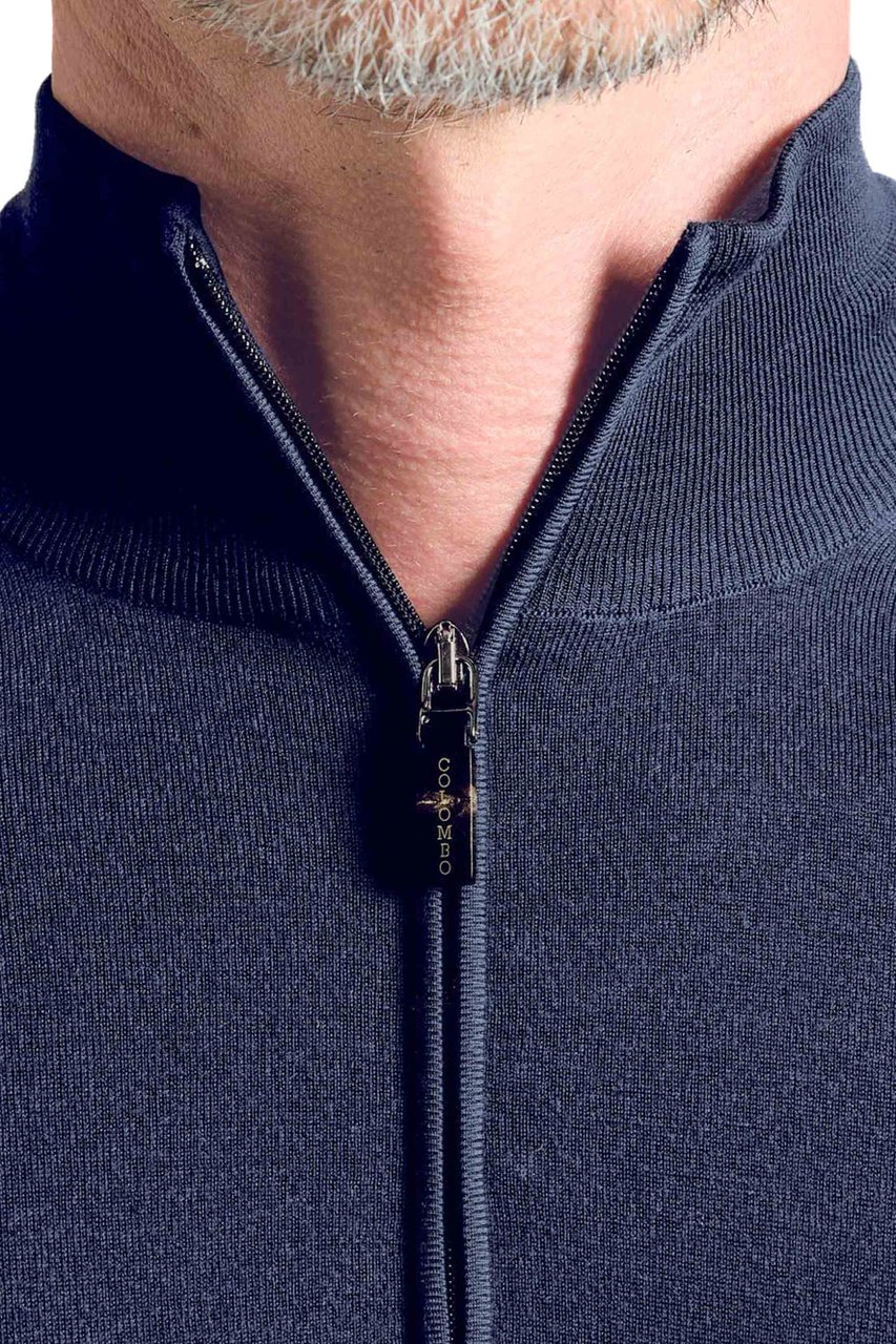 COLOMBO Kid Wool 12.8 Half-Zip Sweater Zwart