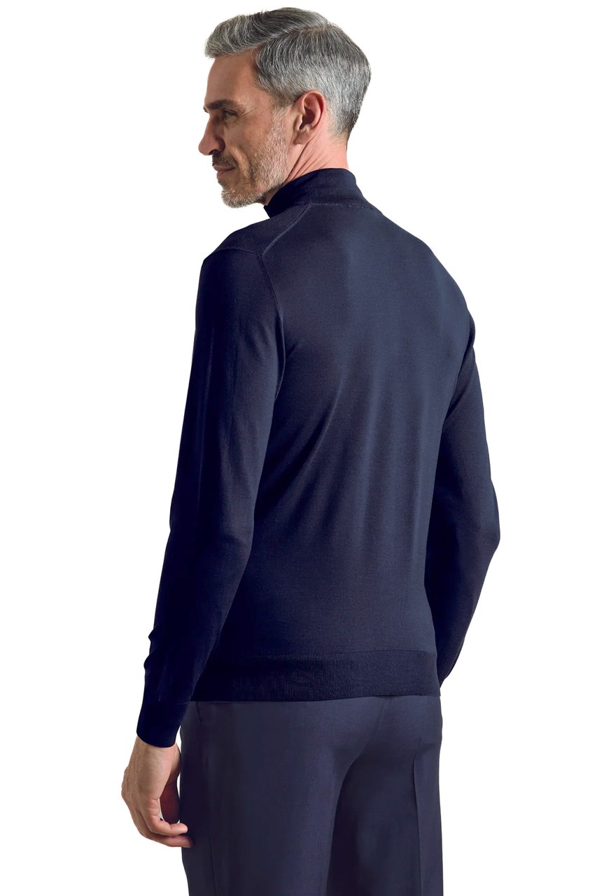 COLOMBO Kid Wool 12.8 Half-Zip Sweater Zwart