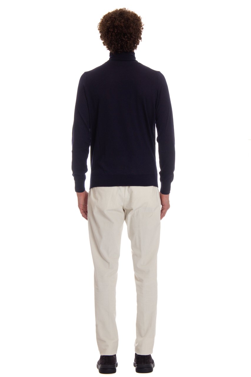 COLOMBO Cashmere-Silk Turtleneck Sweater Zwart