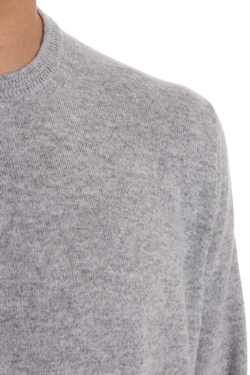 COLOMBO Kid Cashmere Crewneck Sweater Grijs