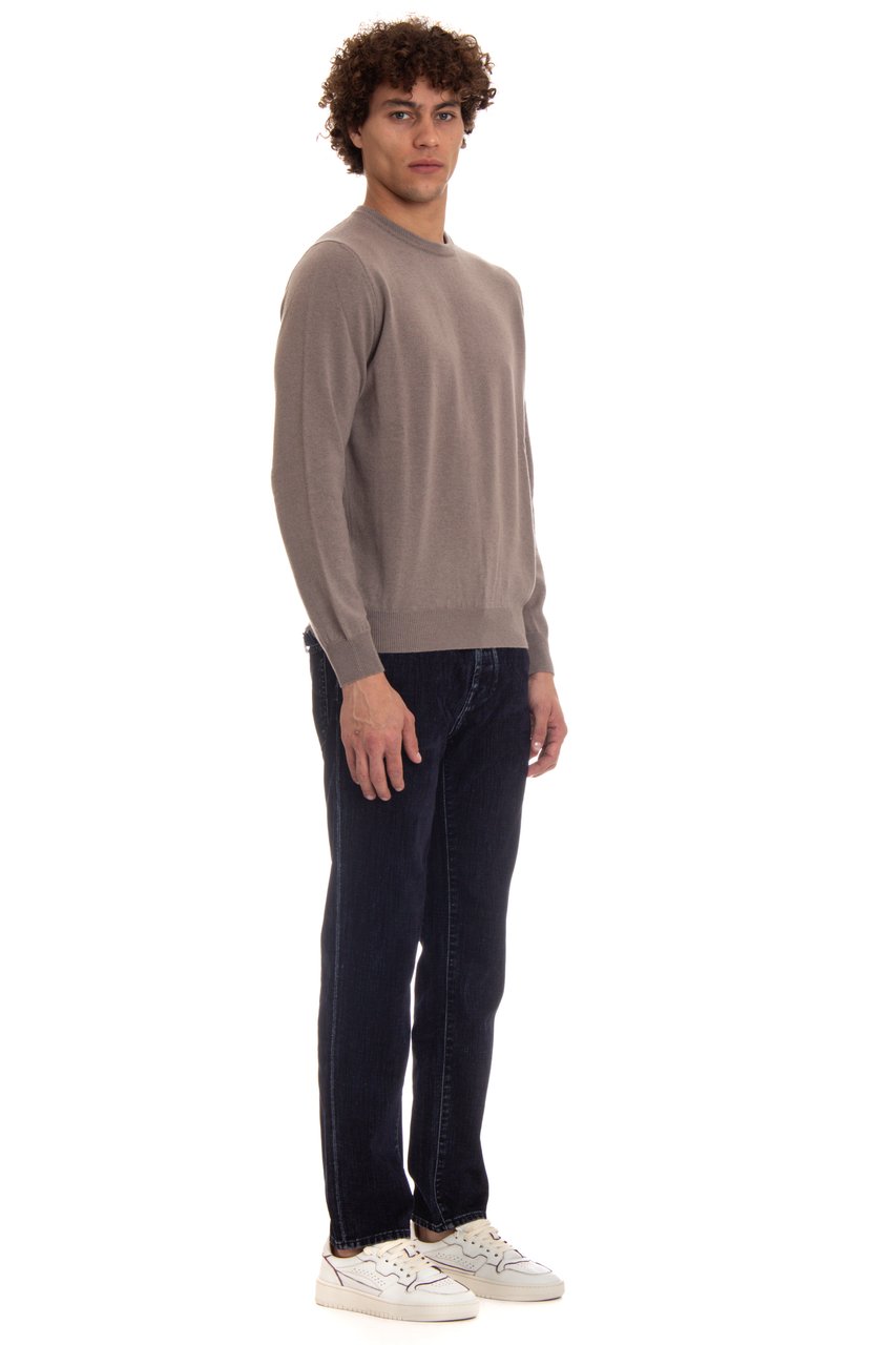 COLOMBO Kid Cashmere Crewneck Sweater Roze