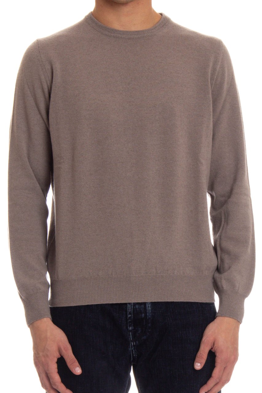 COLOMBO Kid Cashmere Crewneck Sweater Roze