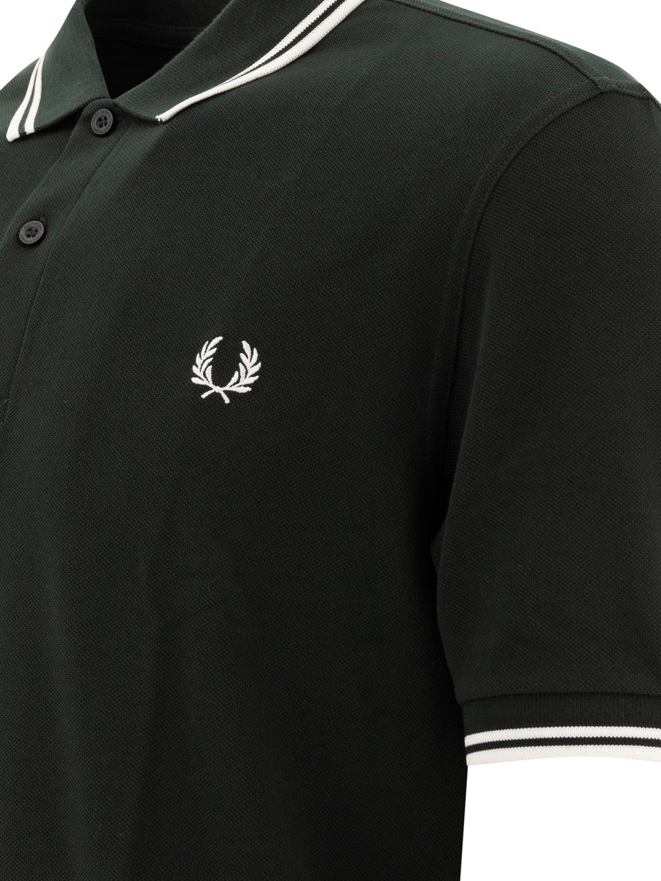 Comme des Garçons Homme "CdG x Fred Perry" polo shirt Groen