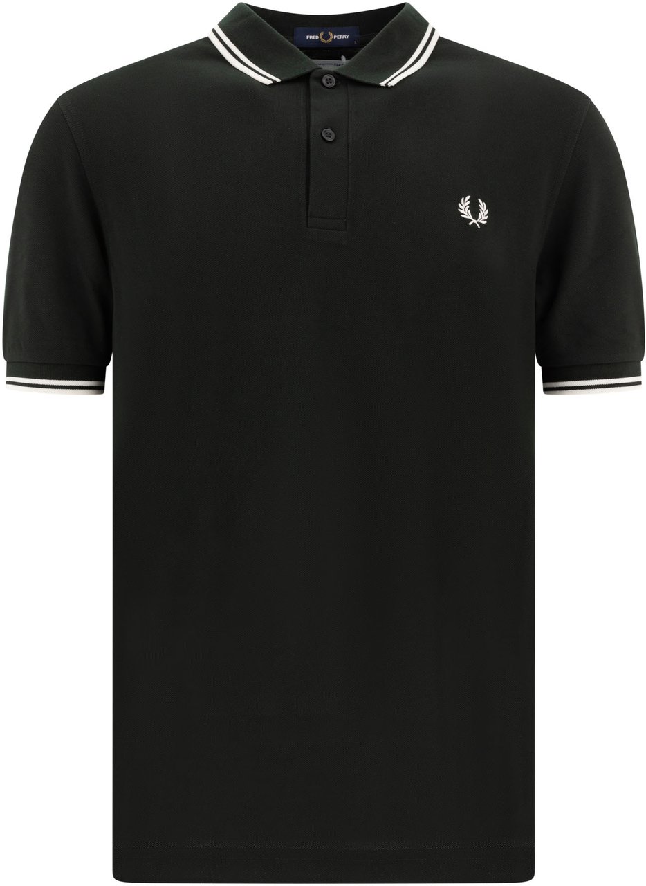 Comme des Garçons Homme "CdG x Fred Perry" polo shirt Groen