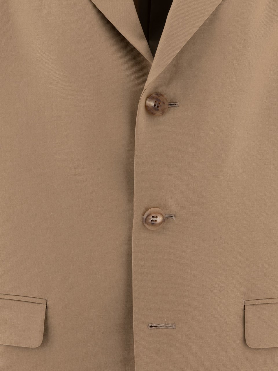 Comme des Garçons Homme Single-breasted oversized blazer Beige