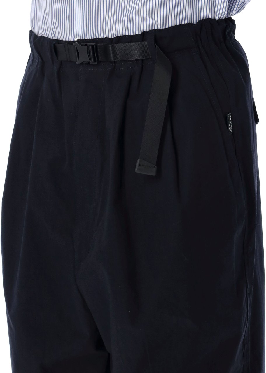 Comme des Garçons Homme Cordura Belted Jogging Blu Blauw