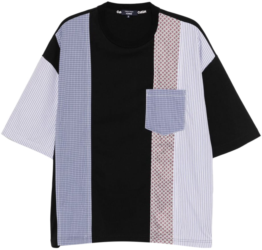 Comme des Garçons Homme T-Shirts And Polos Black Zwart
