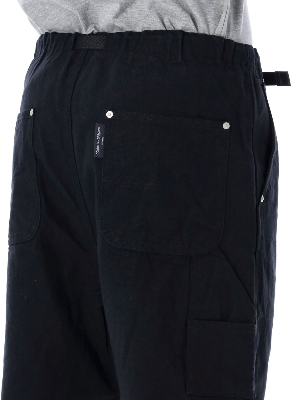 Comme des Garçons Homme Belted Pant Nero Zwart