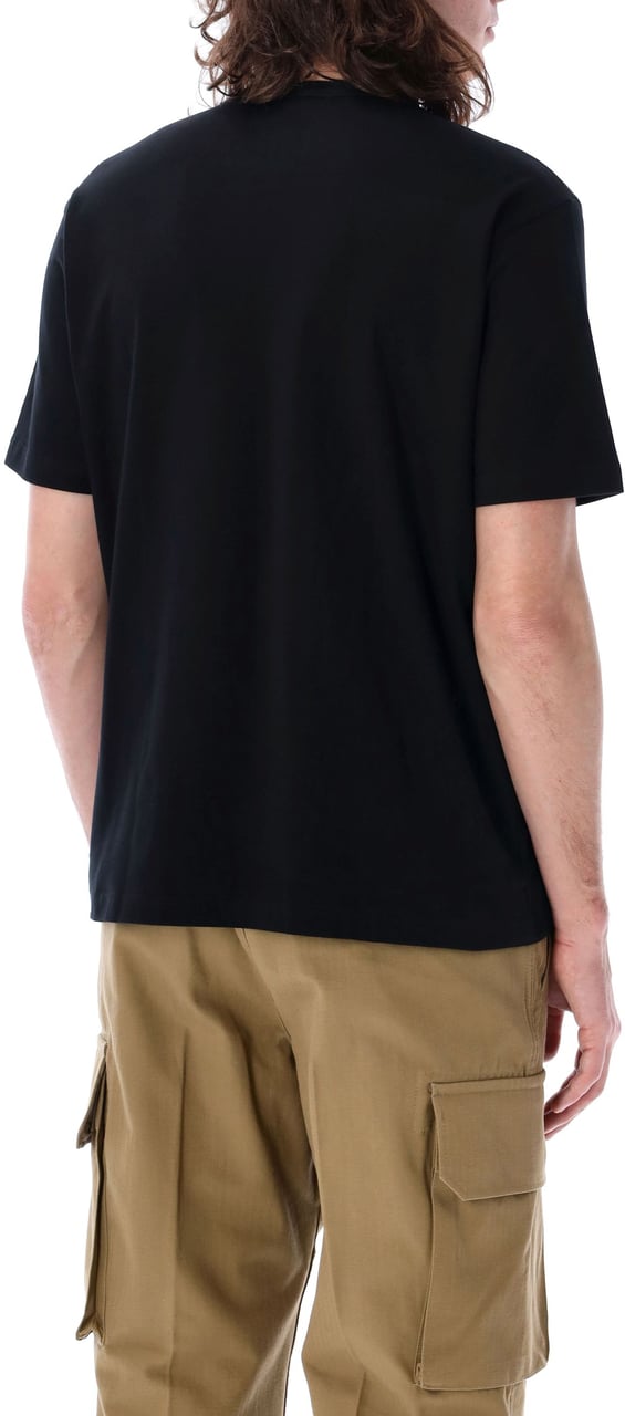 Comme des Garçons Homme Logo Tee Nero Zwart