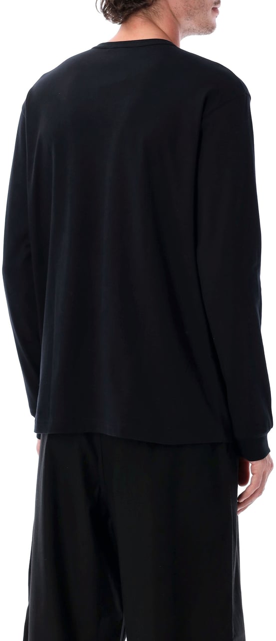 Comme des Garçons Homme Logo L/S Tee Nero Zwart