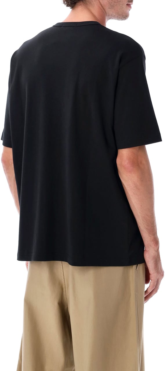 Comme des Garçons Homme Homme Logo Tee Nero Zwart