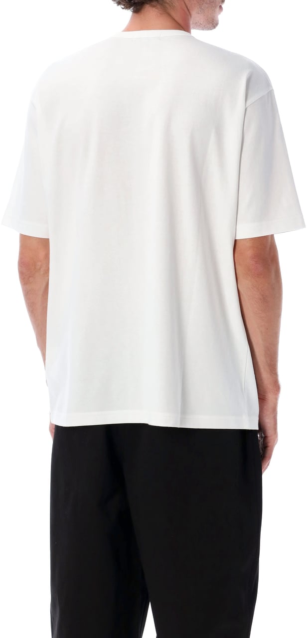 Comme des Garçons Homme Homme Logo Tee Bianco Wit