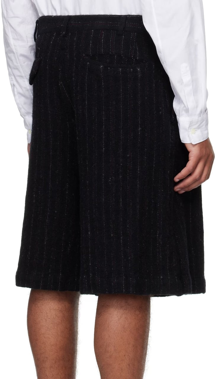 Comme des Garçons Homme Comme Des Garçons Homme Plus Wool Shorts Zwart