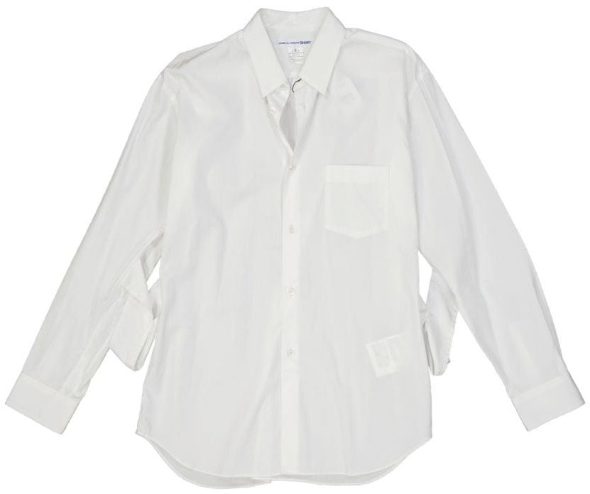 Comme des Garçons Comme Des Garçons White Cotton Dress Shirt Wit