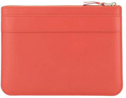 Comme des Garçons Leather pouch Rood