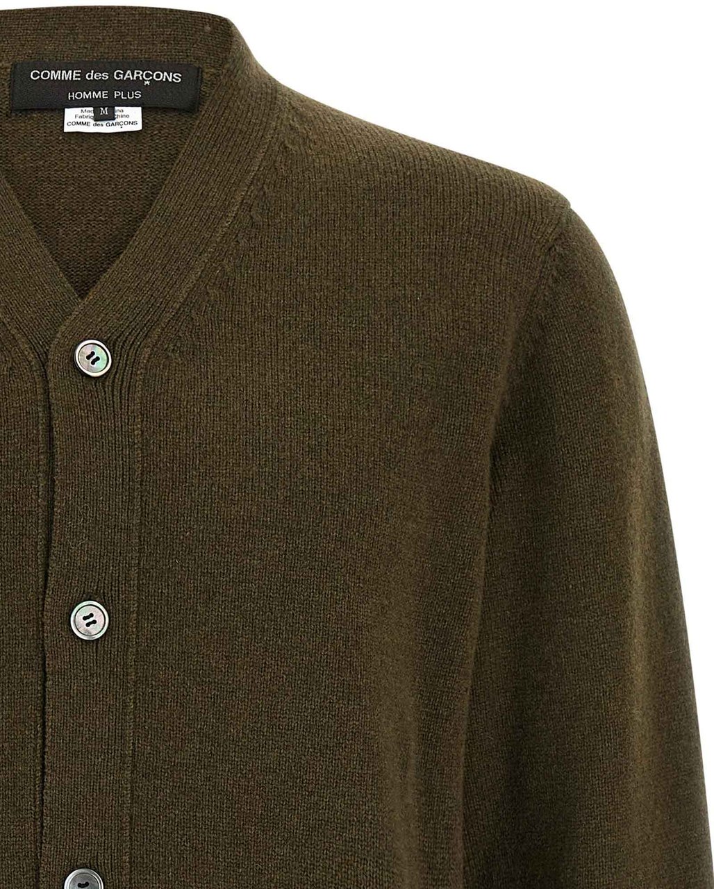 Comme Des Garçons Bicolor Wool Cardigan Divers