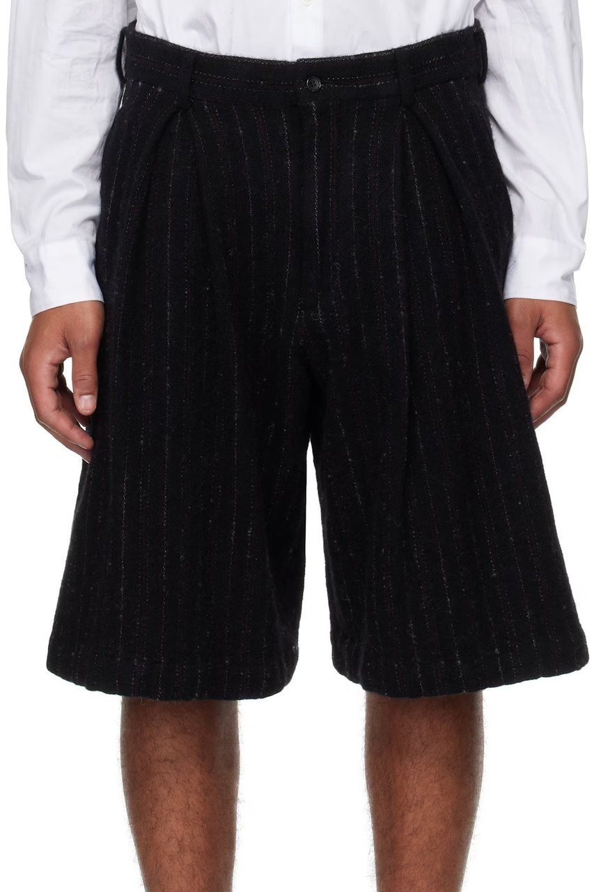 Comme des Garçons Comme Des Garçons Homme Plus Wool Shorts Zwart