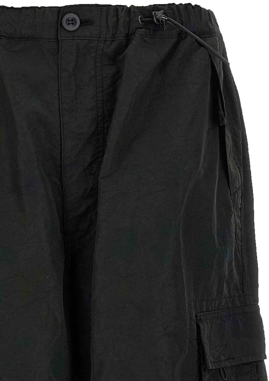 Comme Des Garçons Black Nylon Cargo Pants Zwart